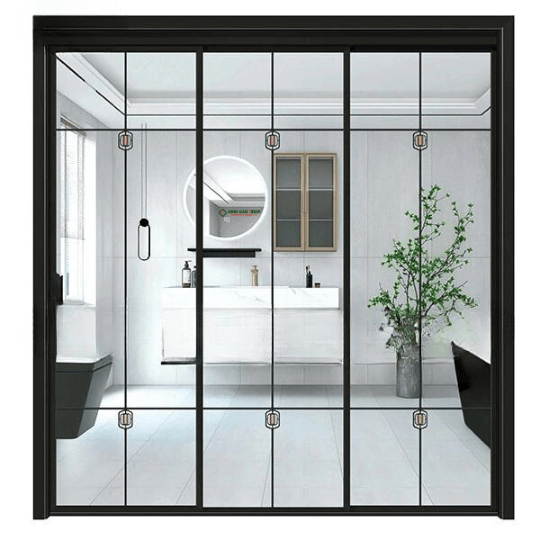 báo giá cửa nhôm Slim trượt quay 1