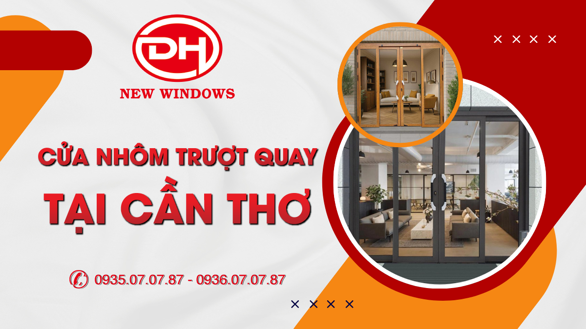 cửa nhôm trượt quay tại Cần Thơ