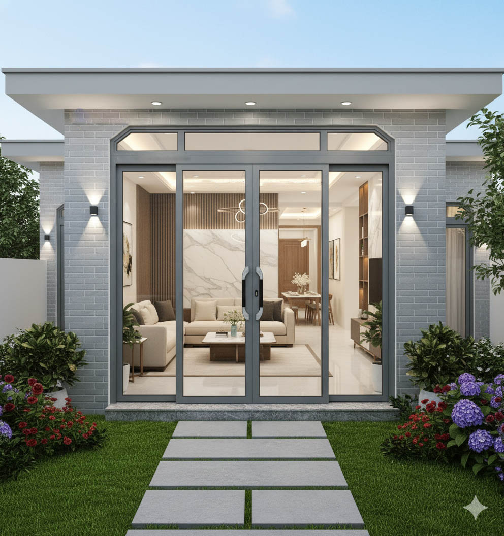 cửa nhôm trượt quay tại Quảng Trị 1