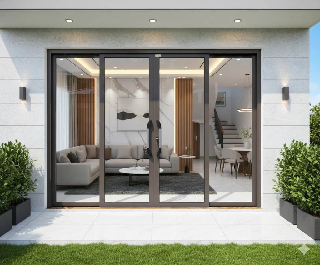 cửa nhôm trượt quay tại Quảng Trị 4
