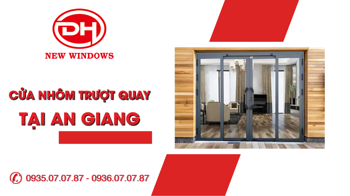 cửa nhôm trượt quay tại An Giang
