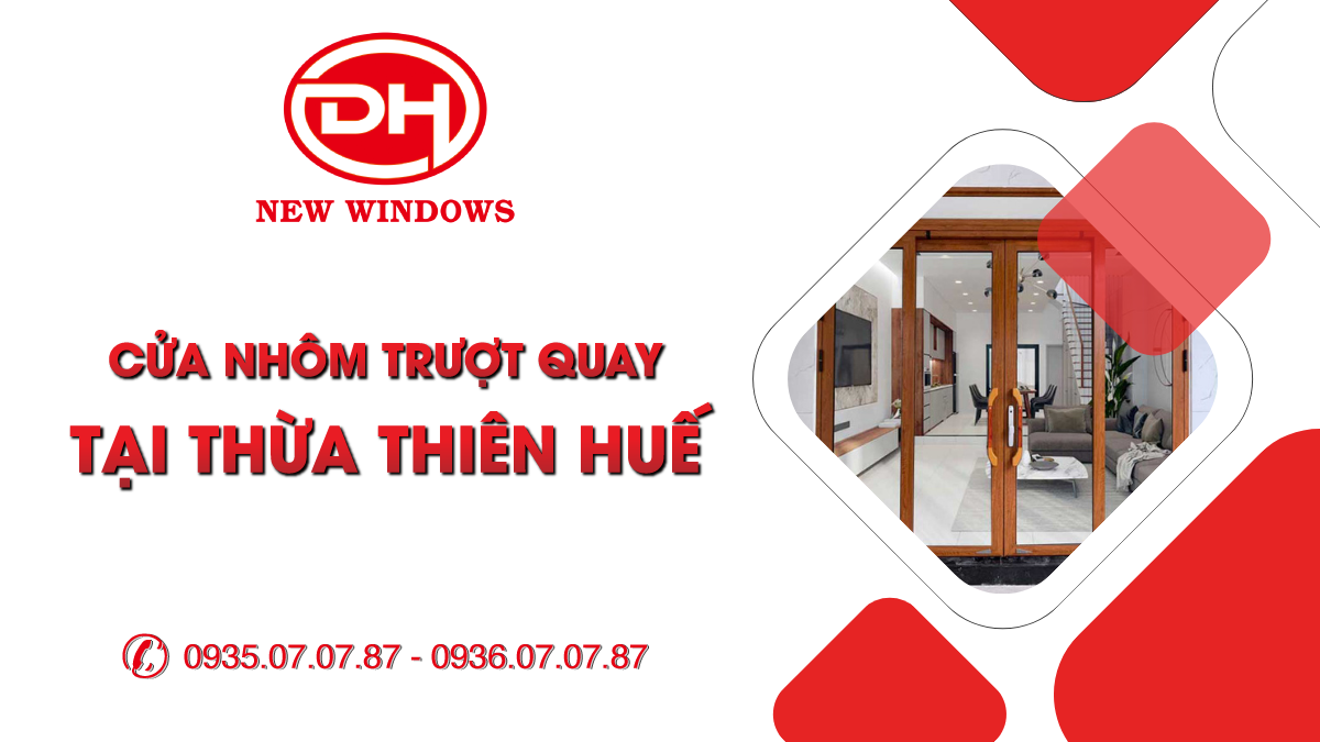 cửa nhôm trượt quay tại Thừa Thiên Huế