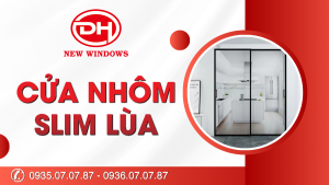 cửa nhôm Slim lùa