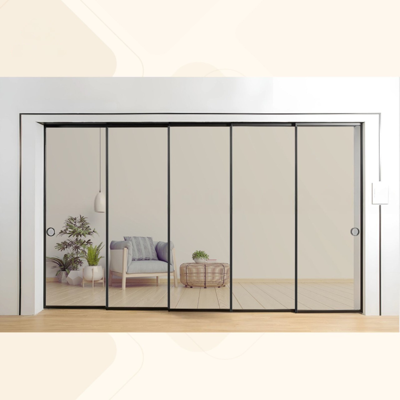 cửa Slim trượt lùa 5 cánh 3