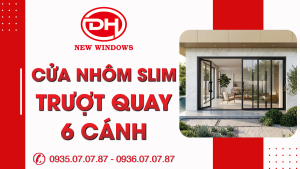 cửa Slim trượt quay 6 cánh